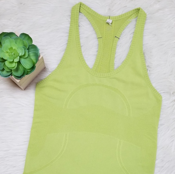 lululemon athletica Tops - Lululemon Green Swiftly Tech Racerback Tank Top